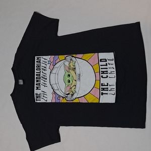 The Mandalorian Baby Yoda Grogu Men's Star Wars Graphic Tee